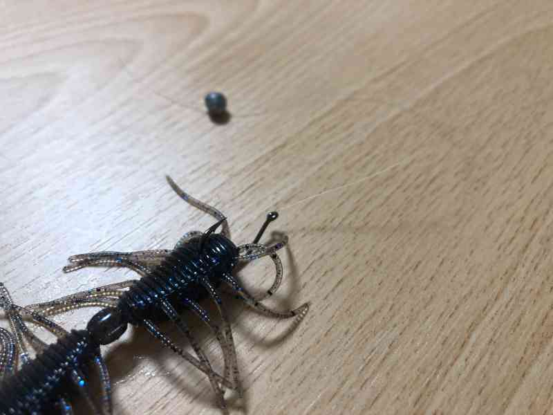 2wayのスプリットショットリグセッティング