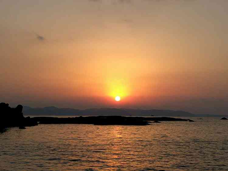 江ノ島の夕焼け