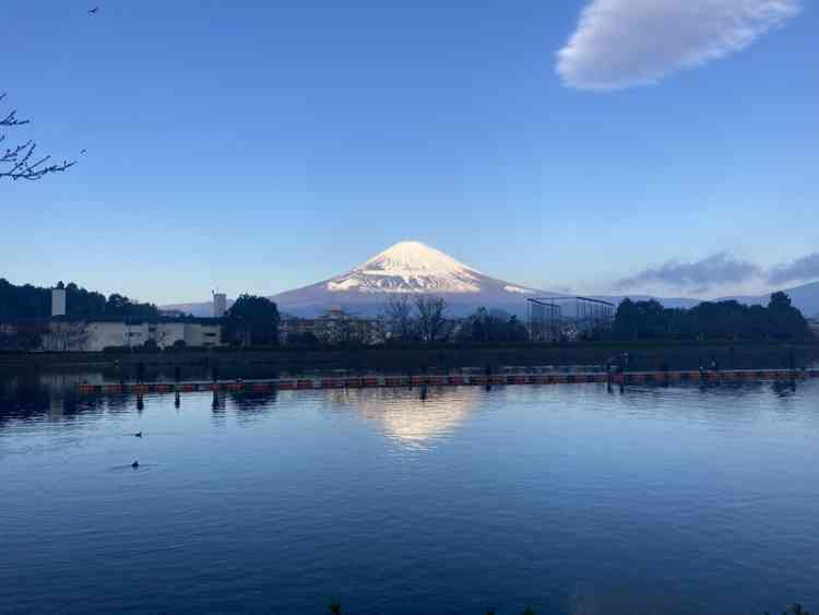 富士山の綺麗な東山湖FA