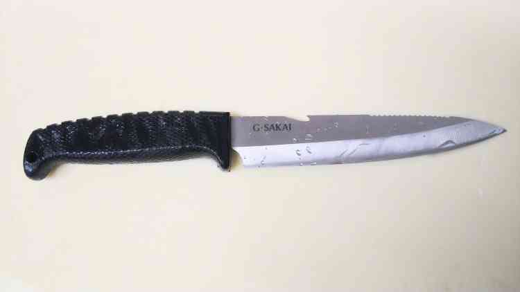 Gサカイ・アウトドアクッキングナイフ「sashimi」